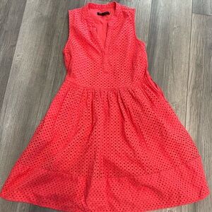 Coral Banana Republic Dress